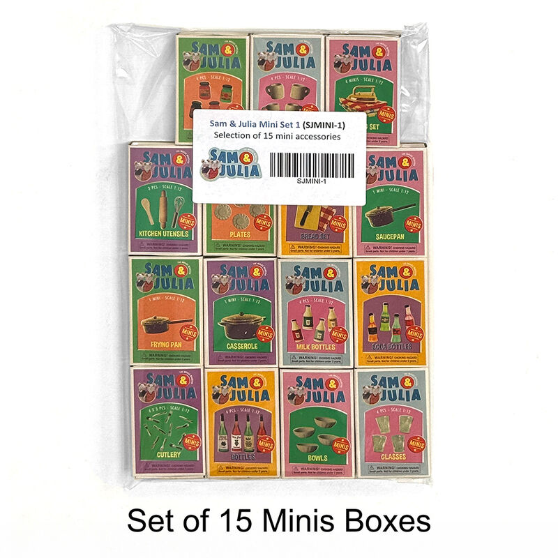Set of 15 Mini Accessories (Set 1)