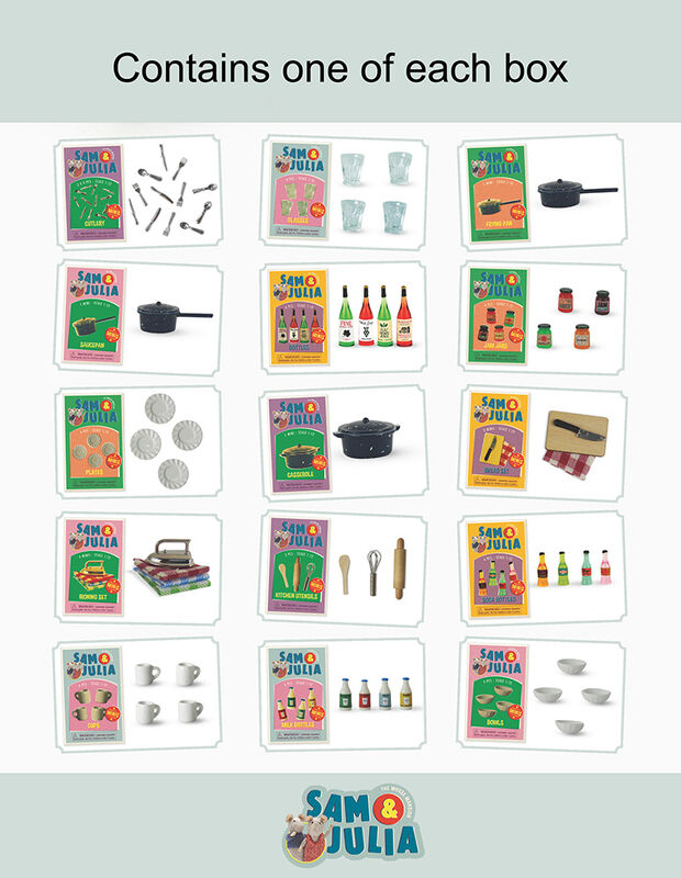 Set of 15 Mini Accessories (Set 1)
