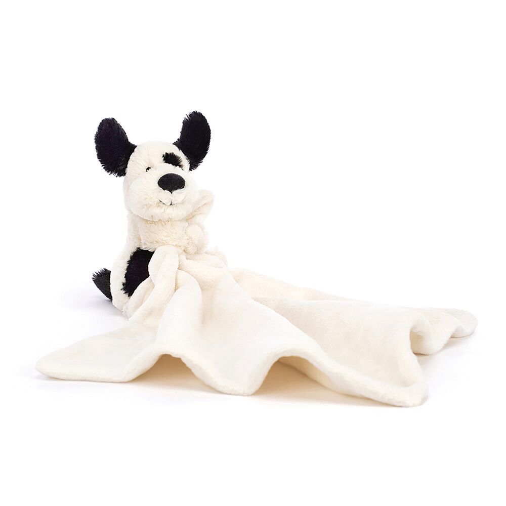 Jellycat Bashful Puppy Black & Cream - Soother