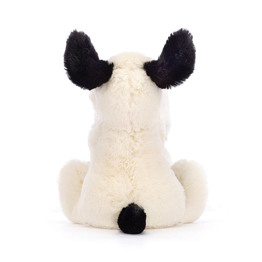 Jellycat Bashful Puppy Black & Cream - Soother