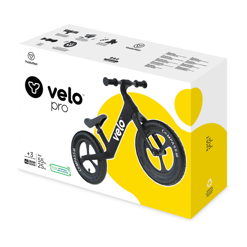 Velo Pro Balance Bike Black
