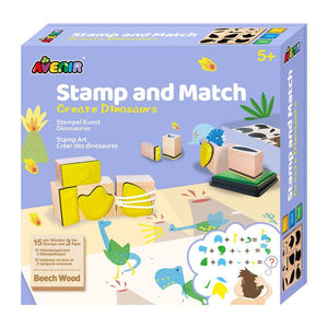 Avenir Art & Craft Avenir - Stamp & Match - Create Dinosaurs