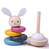 BigJigs Push & Pull Toys Rabbit Stacking Rings