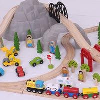 BigJigs Train Sets Bigjigs  Mountain Railway Set  112pcs