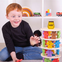 BigJigs Wooden Blocks Tumbling Teddies