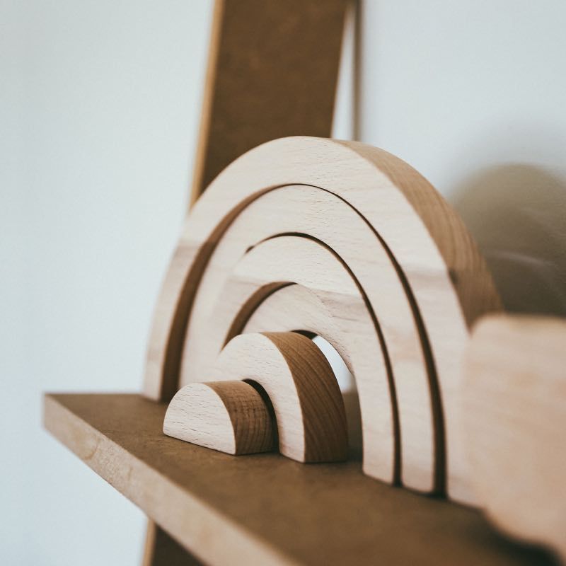 Loch Ness Toys - Big Wooden Rainbow