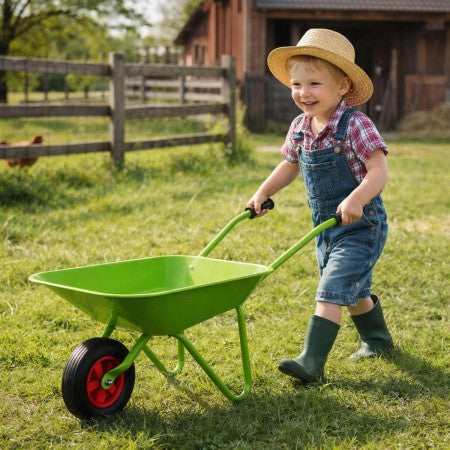 All Metal Wheelbarrow