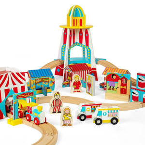 BigJigs Fun Fair Train Set