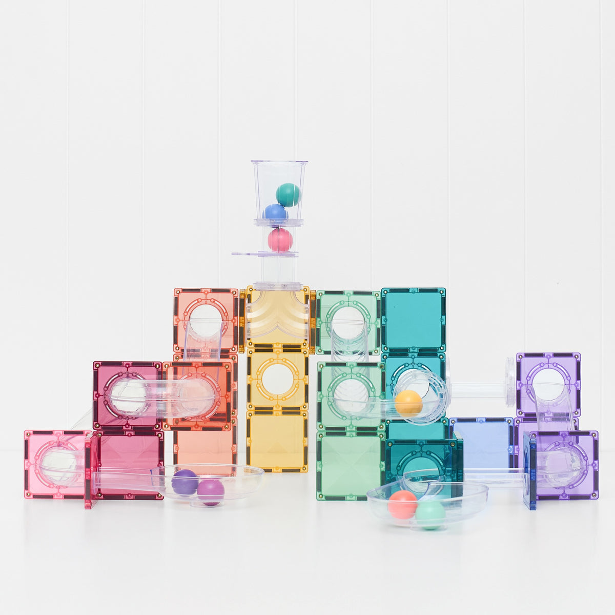 Connetix Ball Run Pastel Pack 114 pc