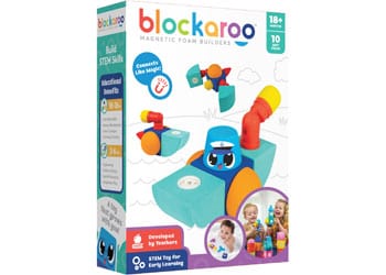 Blockaroo Blocks Blockaroo Magnetic Foam Blocks - Small - Tug Boat (10pcs)