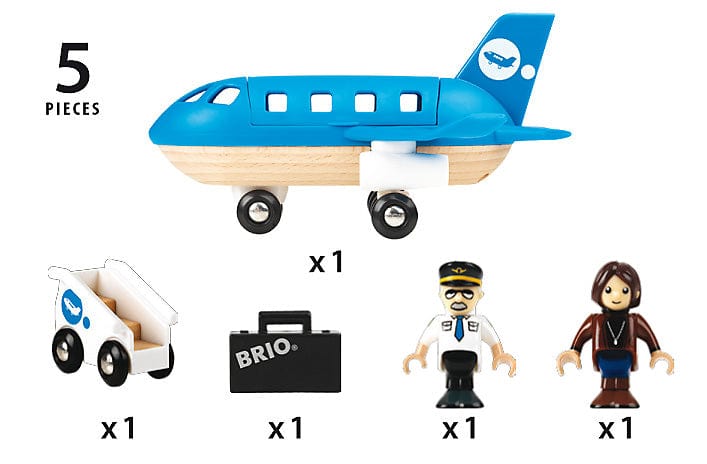 Brio Train Set Accessories BRIO Vehicle - Airplane- 5 pieces