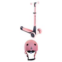 Glider Nua Pink Scooter and Helmet bundle