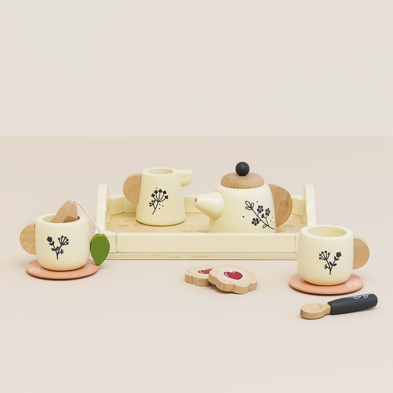 Le Toy Van Wooden Tea Set & Tray