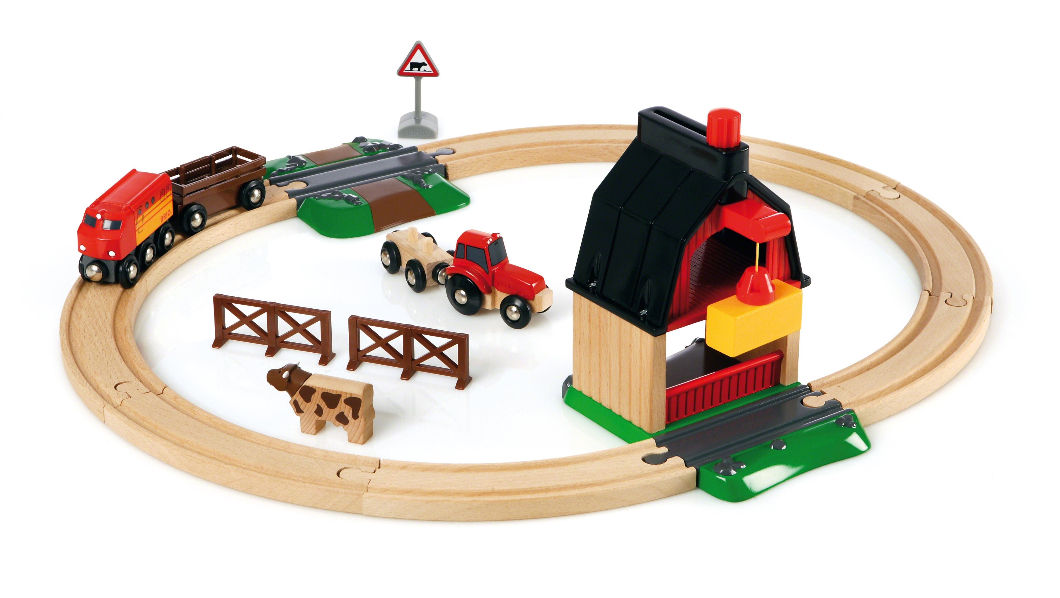 Brio Train Set - Farm Railway Set- 20 pieces