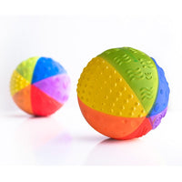 caaOcho Teethers caaOcho Rainbow Sensory Ball - Pure Natural Rubber