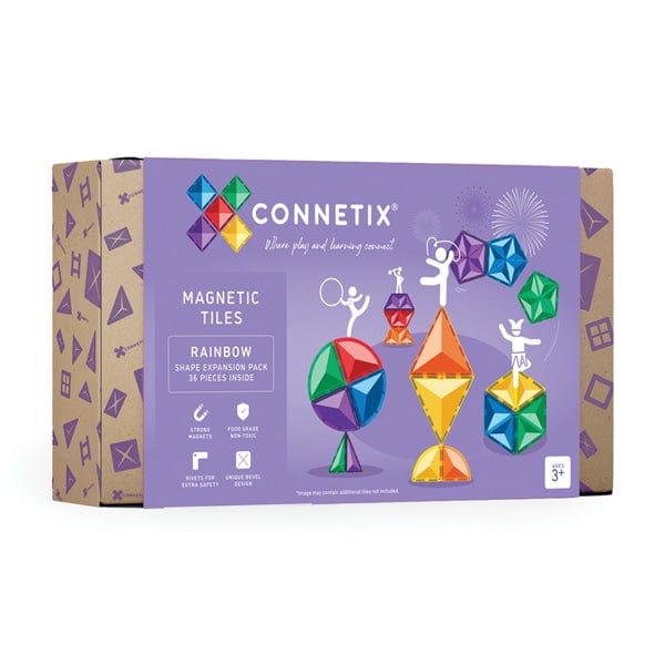 Connetix 0 Connetix Rainbow Shape Expansion Pack 36 pc