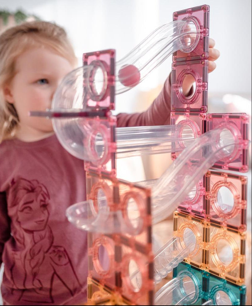 Connetix Magnetic Connetix 106 Piece Pastel Ball Run Pack