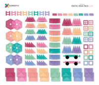 Connetix Magnetic Connetix 202 pc Pastel Mega Pack