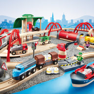 Brio Train Set - Deluxe Railway Set- 87 pieces