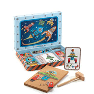 Djeco Wooden Puzzles Djeco Space Tap Tap