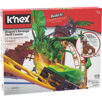 Knex Dragon Revenge Roller Coaster - Ride It
