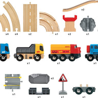 BRIO Rail & Road Loading Set 32 pieces