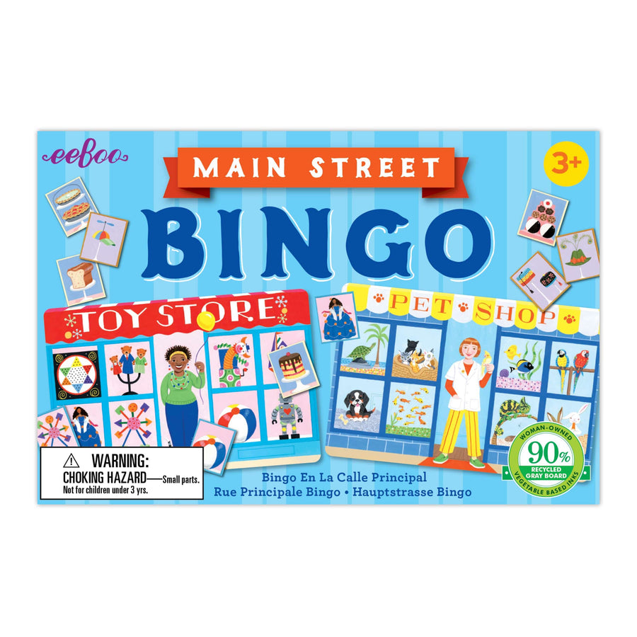 Eeboo Board & Card Games Bingo - Main St Little Bingo