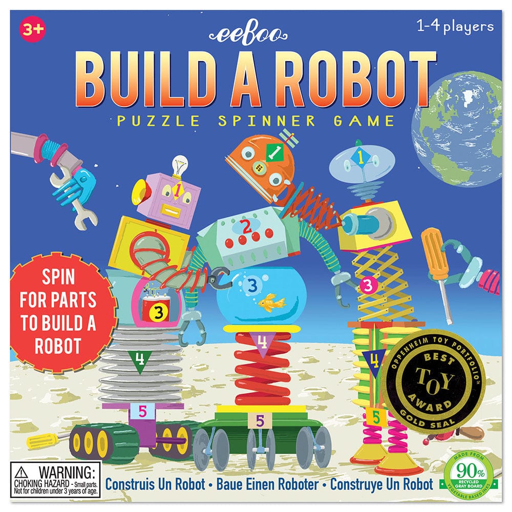 Eeboo Board & Card Games eeBoo Spinner Game Robot