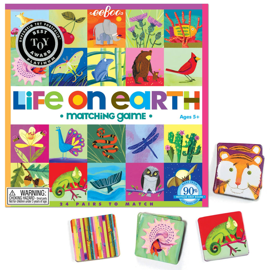 Eeboo Board & Card Games Matching Game Life on Earth