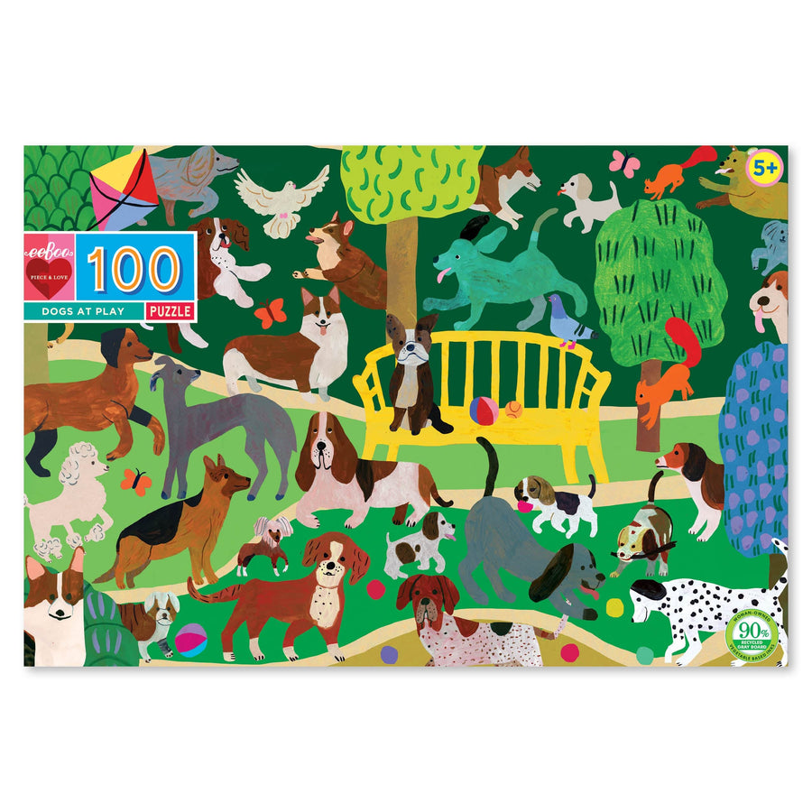 Eeboo Floor Puzzles eeBoo 100 Pc Puzzle - Dogs at Play