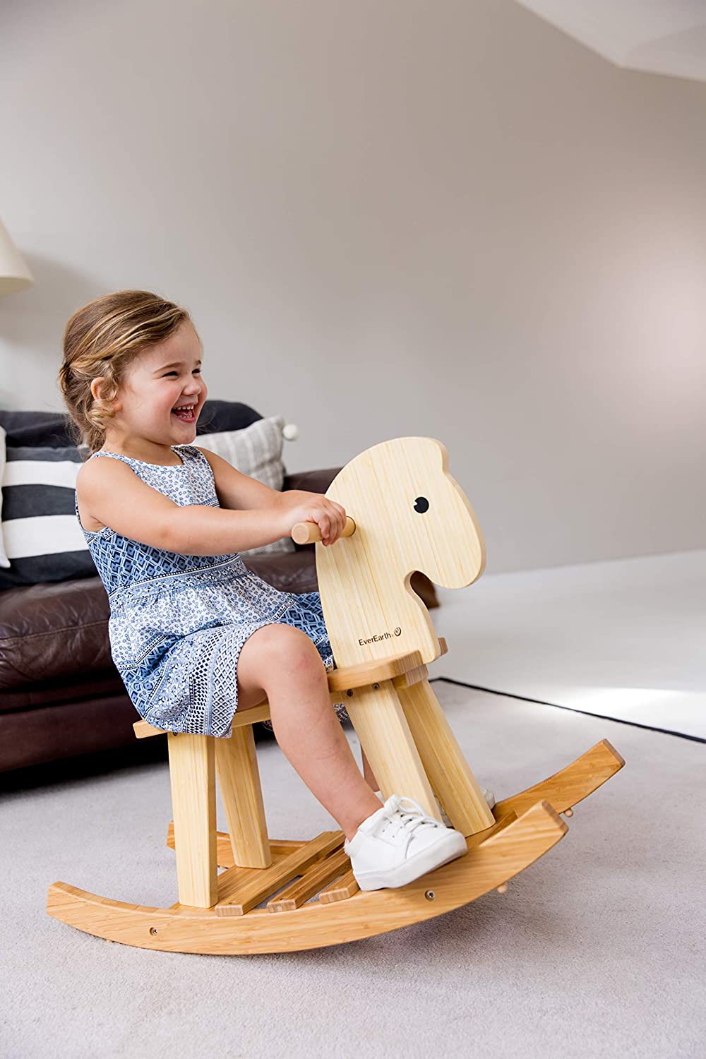 EverEarth Pretend Play EverEarth Bamboo Rocking Horse