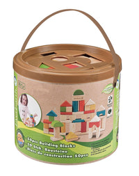 EverEarth Wooden Blocks EverEarth 50pcs Building Blocks
