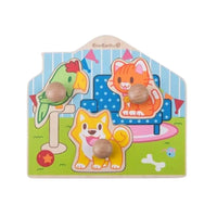 Wooden Peg Pet Puzzle