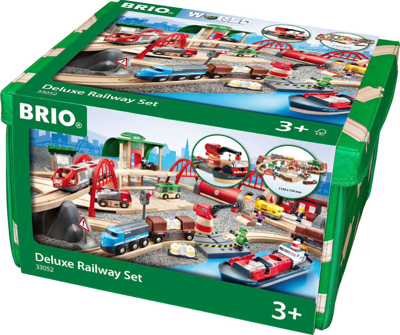 Brio Train Set - Deluxe Railway Set- 87 pieces