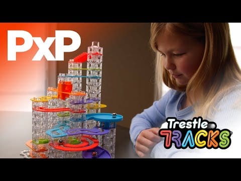 Fat Brain Toy Co Marble Runs Fat Brain Trestle Tracks Starter Set - 43 Pieces