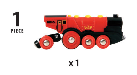 BRIO Battery - Mighty Red Action Locomotive