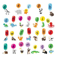 Fiesta Crafts Literacy Fiesta Crafts - Alphabet Caterpillar Wall Stickers