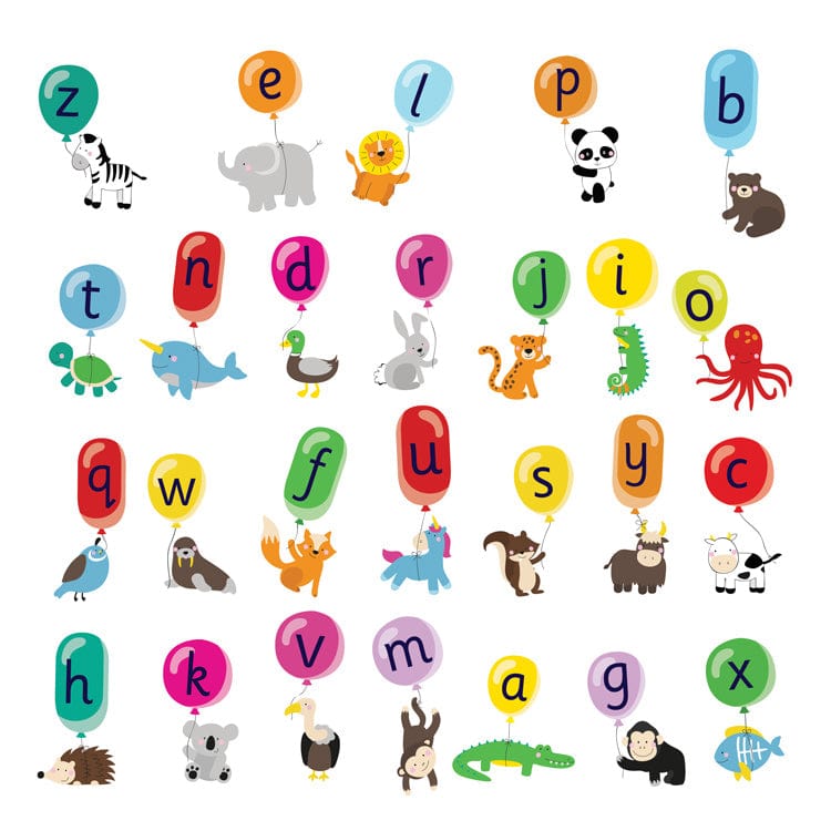 Fiesta Crafts Literacy Fiesta Crafts - Alphabet Caterpillar Wall Stickers