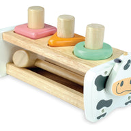 Im Toy Blocks Cow Hammer Bench - Pastel