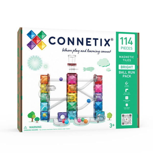Connetix Ball Run Bright Pack 114 pc