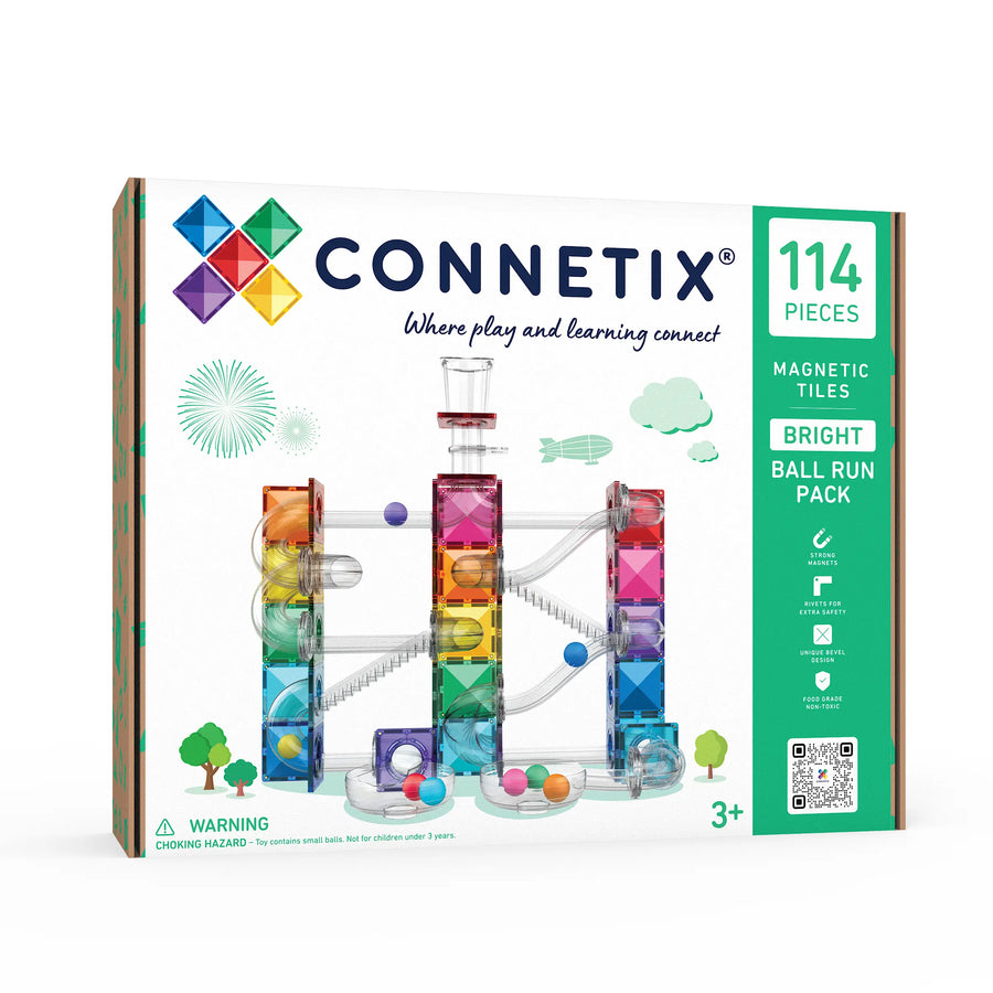 Connetix Ball Run Bright Pack 114 pc