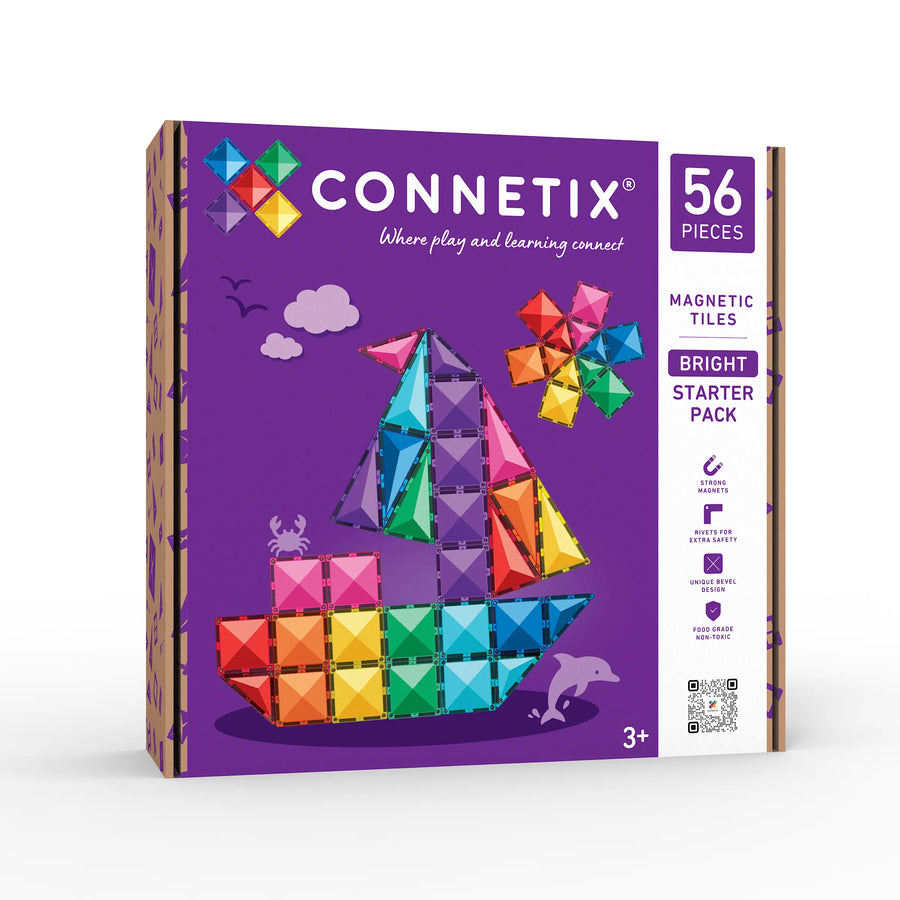 Connetix Bright Starter Pack 56 pc