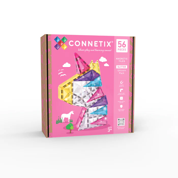 Connetix Glitter Unicorn Pack 56 pc