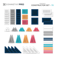 Connetix Tiles Pro Constructor Set 70 Piece