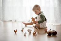 Qtoys Farm Animals Tractor Set