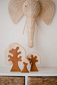 Qtoys Two Toned Wooden Trees
