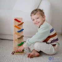 Coloured Zig Zag Racing Car