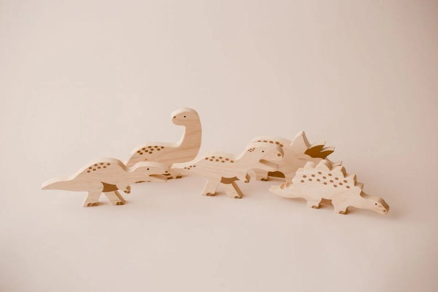 Wooden Dinosaurs Set of 5