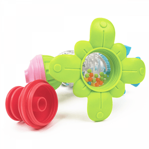 Lalaboom Blocks Lalaboom Rainstick & 4 Pcs Beads