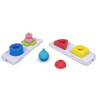 Lalaboom Blocks Lalaboom Shape Sorter and Beads